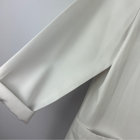 Vintage Tradition Classic White Blazer Jacket Retro Size 10 - Picture 7 of 14